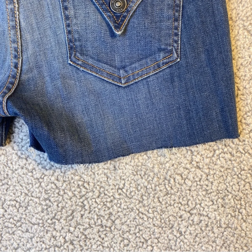 Hudson Jeans Cut Off Shorts 28 Flap Pockets‎ Denim